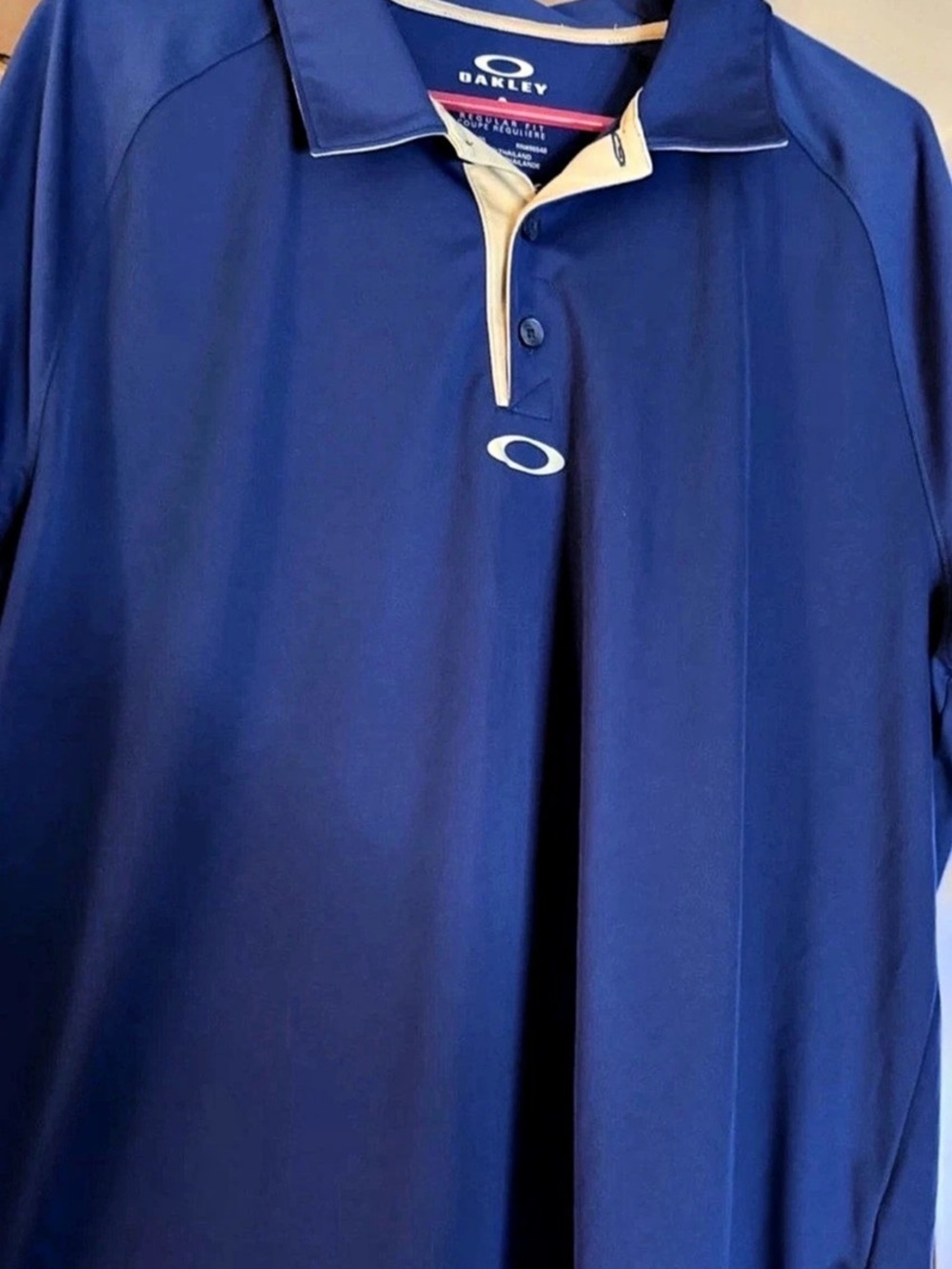 Men’s Oakley Hydrolix Regular Fit Golf Polo Blue XL